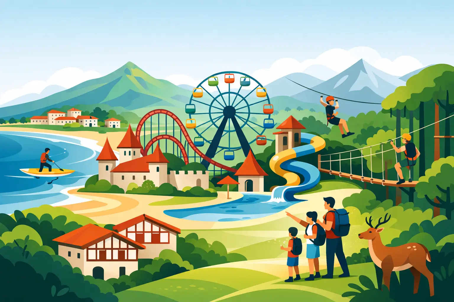 Quel parc de loisirs au Pays Basque choisir ?