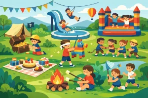 8 idées d’anniversaire enfant en plein air