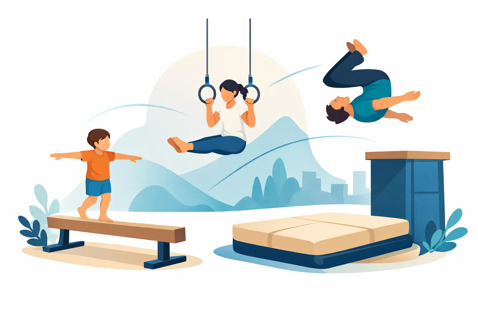 Âge des activités acrobatiques, nos repères