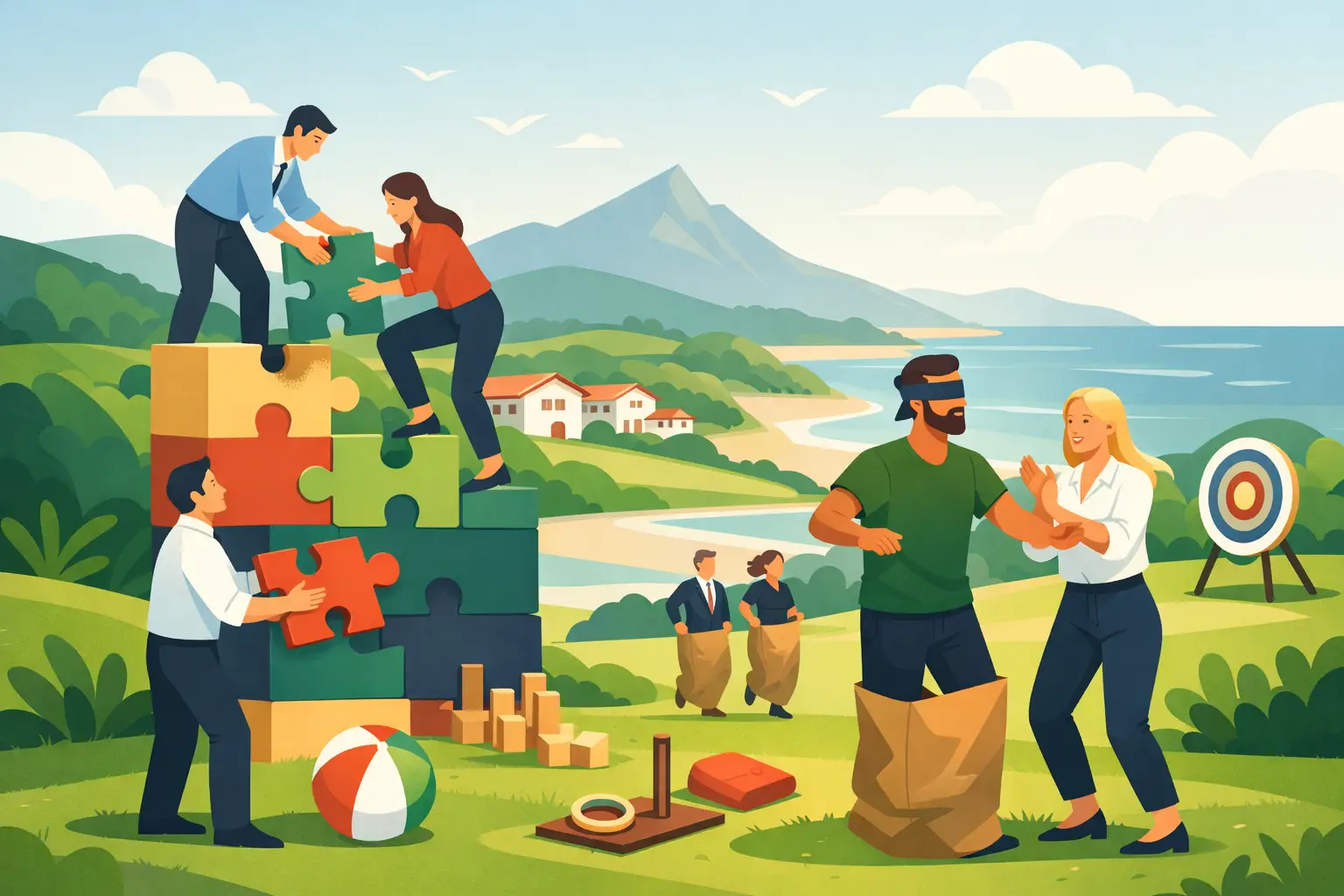 Séminaire entreprise Pays Basque : place au jeu