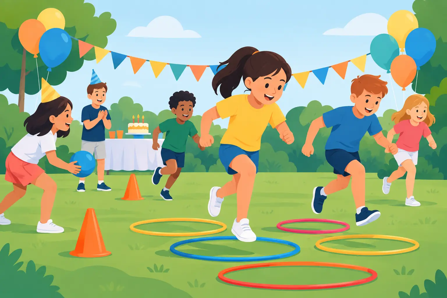 12 jeux collectifs pour anniversaires qui bougent
