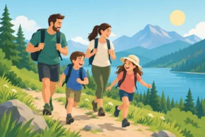7 loisirs nature pour bouger et rire en famille