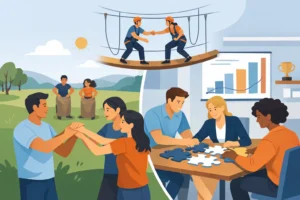Exemple journée cohésion entreprise réussie