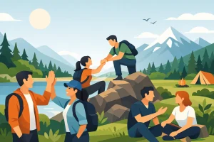 Guide de cohésion d’équipe dans la nature