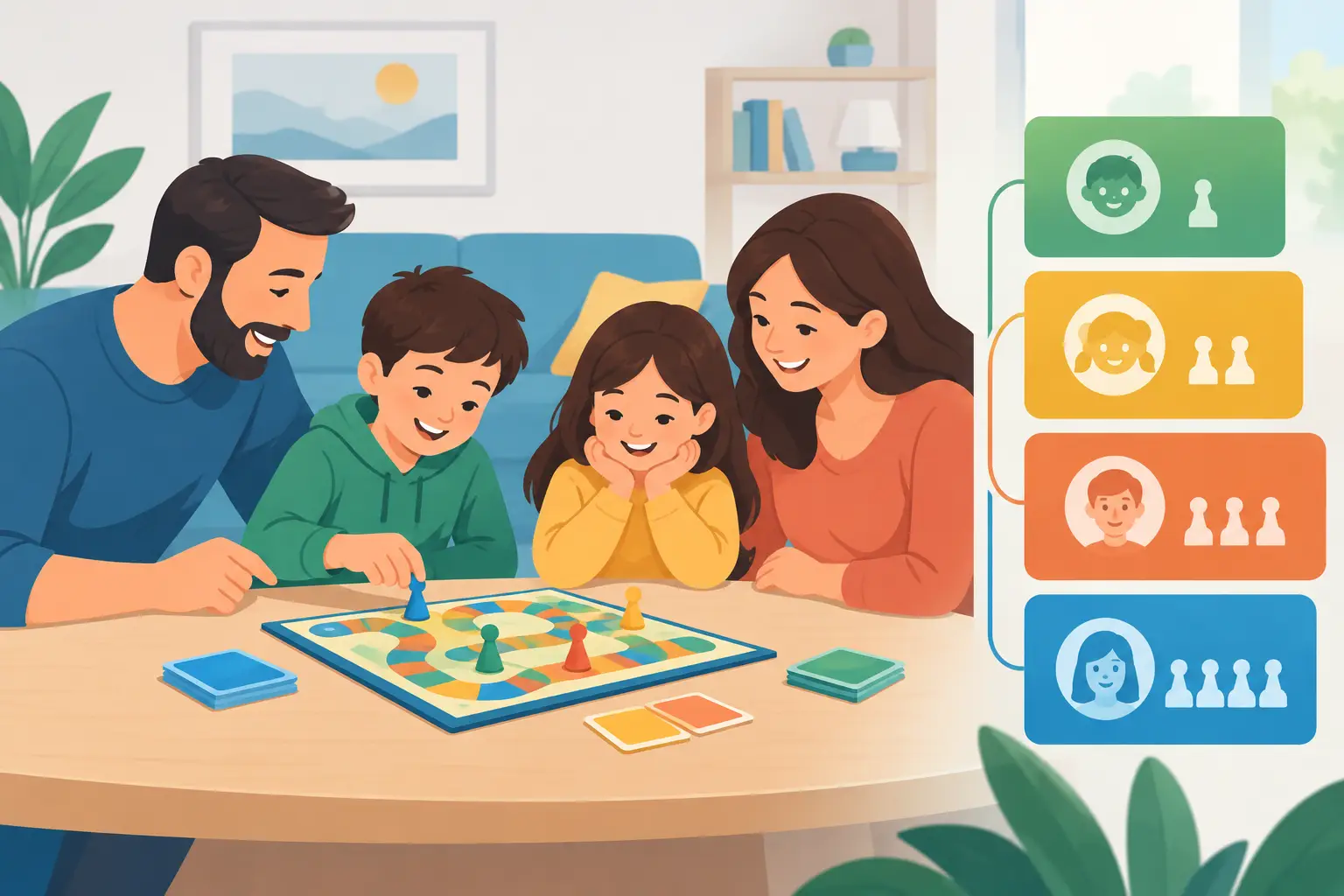 Comment répartir les niveaux de jeux familiaux ?