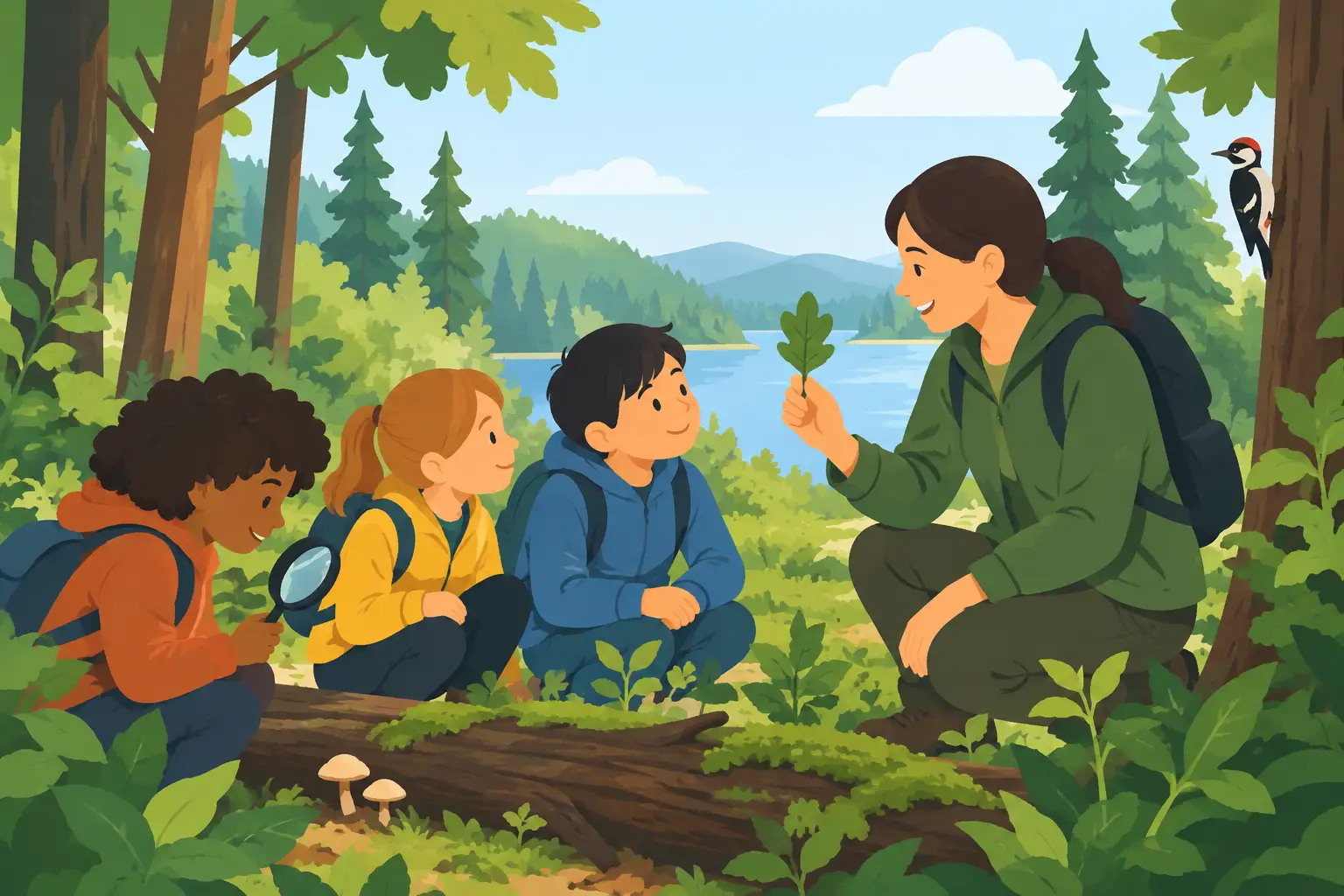 L’éducation environnementale ludique en forêt